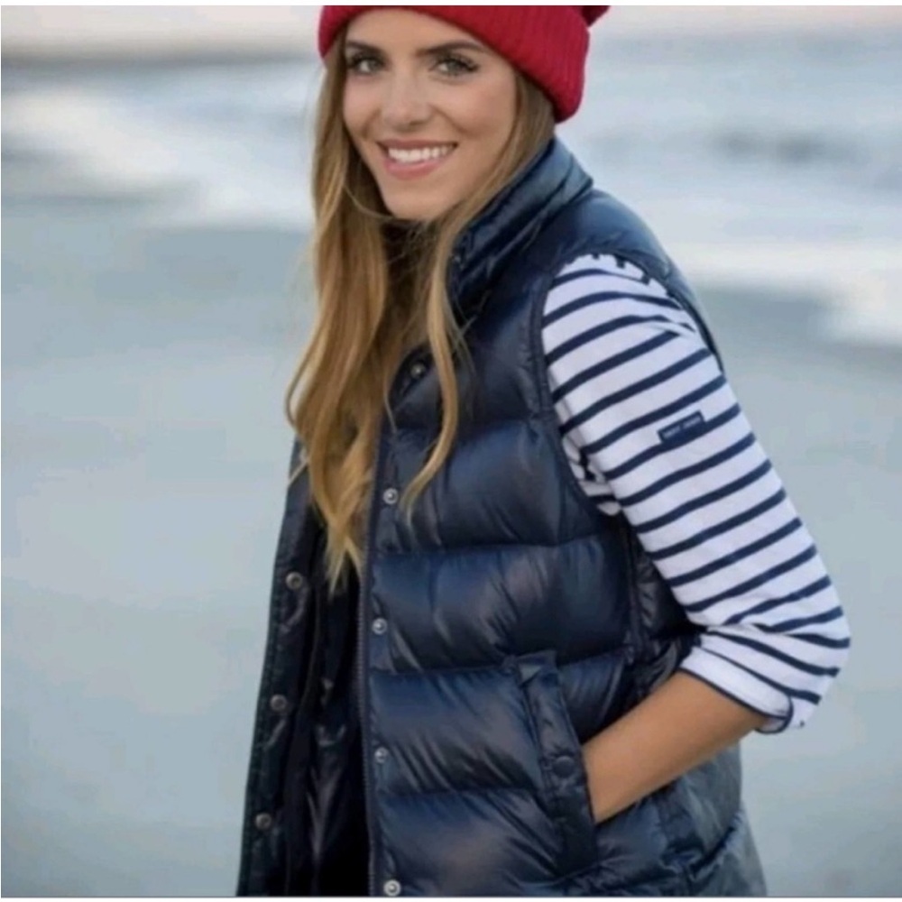 J. Crew Midnight Blue Quilted Vest